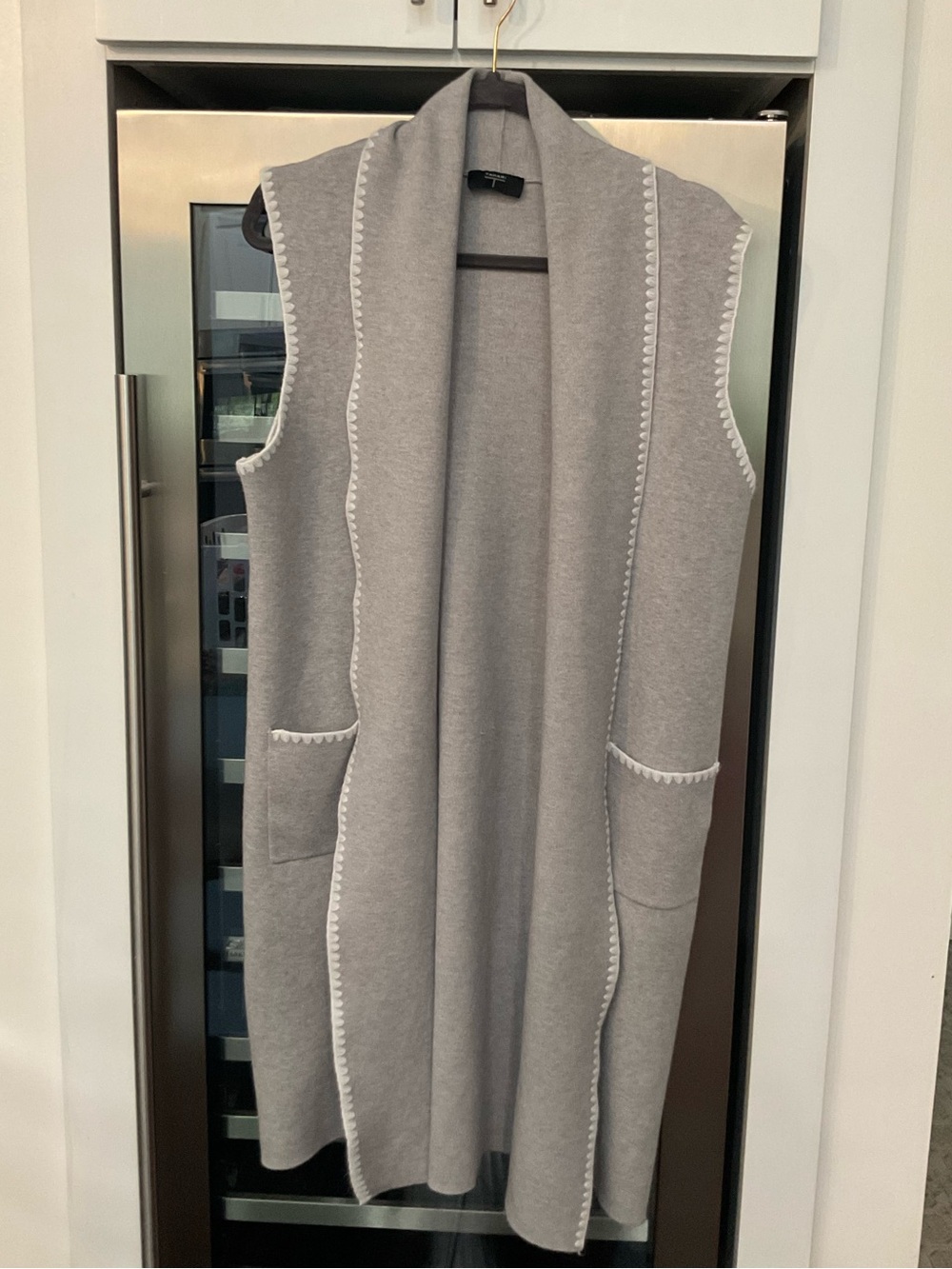 T Tahari Open Front Vest